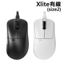 Pulsar Xlite 有線滑鼠 黑色白色 (Size2)