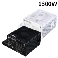 LIANLI 聯力 EDGE 1300 電源供應器 黑色白色 L型 1300W 白金牌
