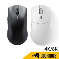 Glorious Model O2 PRO 4K/8K Wireless 無線光學滑鼠 霧面黑 霧面白