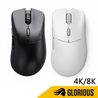 Glorious Model D2 PRO 4K/8K Wireless無線光學滑鼠 霧面黑 霧面白