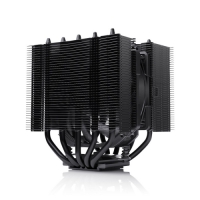 Noctua 貓頭鷹 NH-D12L chromax.black CPU散熱器 黑化