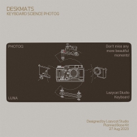 Keyboard Science PhotoG 主題桌墊