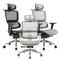 i-Rocks 艾芮克 T07人體工學椅 黑色 灰色