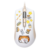 i-Rocks 艾芮克 M31E 電競光學滑鼠 白爛貓聯名版
