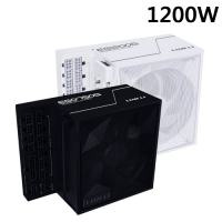 LIANLI 聯力 EDGE 1200 電源供應器 黑色白色 L型 1200W 金牌