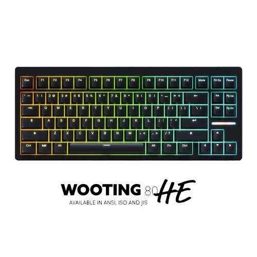 Wooting 80HE 磁軸機械式鍵盤