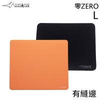 ARTISAN 劍匠 FX 零 ZERO 布質滑鼠墊 中L 黑色橘色