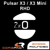 Corepad Pulsar X3 / X3 Mini (RHD - Right-Handed) 專用鼠貼 CTRL / AIR / PRO