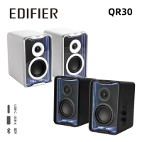 Edifier 漫步者 QR30 2.0桌面藍牙喇叭 黑色 白色