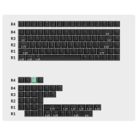 Keychron Cherry高 二色透光鍵帽組 PBT 英文 121鍵