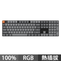 Keychron K5 Max 100% 矮軸無線三模機械式鍵盤 RGB 紅軸 茶軸 中文