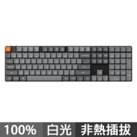 Keychron K5 Max 100% 矮軸無線三模機械式鍵盤 白光 紅軸 茶軸 中文