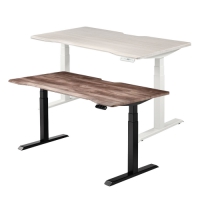 i-Rocks 艾芮克 D01 DX 升降桌 電競桌 D01DX 菸草橡木/北歐雲杉