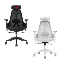 ASUS 華碩 Destrier Core 人體工學椅 黑色白色 SL400 Core