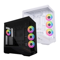 LIANLI 聯力 V100 玻璃透側機殼 黑色白色