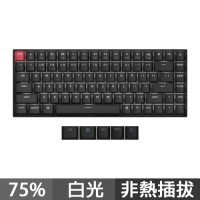 Keychron K2 第三代 75% 無線雙模機械式鍵盤 白光 紅軸 茶軸 香蕉軸 英文 (非熱插拔)