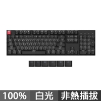 Keychron K10 第二代 100% QMK無線機械式鍵盤 白光 紅軸 茶軸 香蕉軸 英文 (非熱插拔)