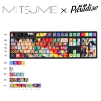 MITSUME x KBParadise 聯名PBT熱昇華透光鍵帽組 129鍵