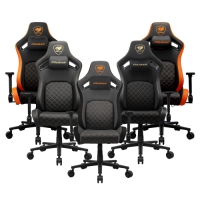 Cougar 美洲獅 Defensor 電競椅 皮革/針織布/仿亞麻布