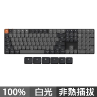 Keychron K5 第二代 100% QMK無線機械式鍵盤 白光 紅軸 茶軸 香蕉軸 英文 (非熱插拔)