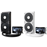 TRYX 創氪星系 Panorama 240 無光 水冷散熱器 黑色 白色