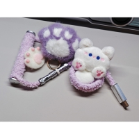 Win Shop 絨毛貓咪 航太捲線