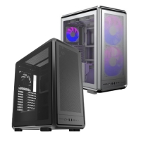 CoolerMaster MasterFrame 500 Mesh ARGB/無光 模組化ATX機殼 黑色銀色 MF 500