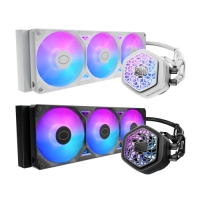 CoolerMaster MasterLiquid 360 Atmos II VRM Fan ARGB水冷散熱器 黑色 白色