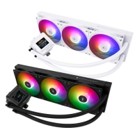Thermalright 利民 Frozen Warframe 360 SE ARGB 2吋液晶一體式水冷散熱器 黑色白色