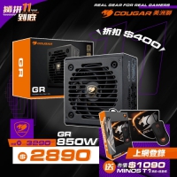 Cougar 美洲獅 GR 850W 電源供應器 金牌 ATX 3.1