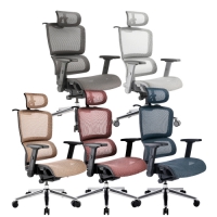 i-Rocks 艾芮克 T07 PLUS人體工學椅 黑曜銀 隕石灰 星空藍 莓果紅 可可棕