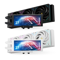 Thermalright 利民 Trofeo Vision 360 ARGB 一體式水冷散熱器 6.87吋螢幕 黑色白色