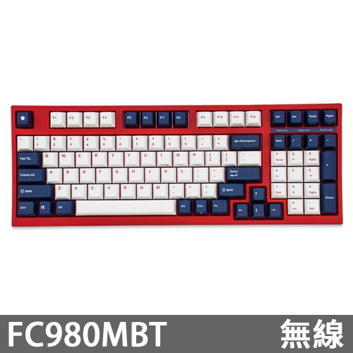 Leopold FC980MBT 藍牙雙模機械式鍵盤 美國隊長 英文