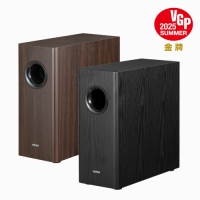 Edifier 漫步者 T5s薄型主動重低音喇叭 黑色咖啡色