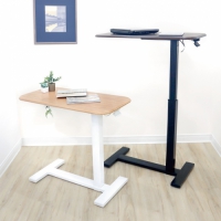 aka 坐站兩用 多功能移動升降邊桌 H形 移動桌