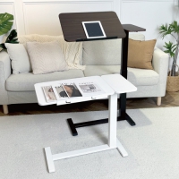 aka 雙桌面翻升邊桌 移動桌