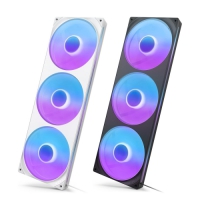 NZXT F420 RGB Core 一體式核心扇 黑色白色 ARGB