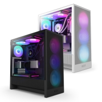 NZXT H5 Flow RGB 機殼 黑色 白色