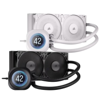 Corsair 海盜船 NAUTILUS 240 RS LCD 2.1吋螢幕 水冷散熱器 黑色白色