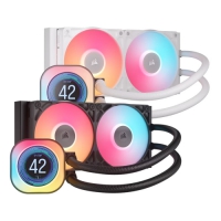 Corsair 海盜船 iCUE LINK TITAN 240 RX LCD 水冷散熱器 黑色白色