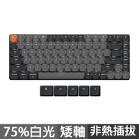 Keychron K3 第三代 75% 矮軸無線雙模機械式鍵盤 白光 紅軸 茶軸 香蕉軸 英文 (非熱插拔)
