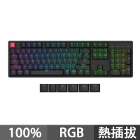 Keychron K10 第二代 100% QMK無線機械式鍵盤 RGB 紅軸 茶軸 香蕉軸 英文 (熱插拔)