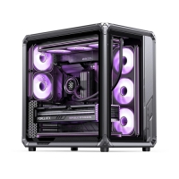 JONSBO 喬思伯 X400 Pro 玻璃鋁合金機殼 鈦灰