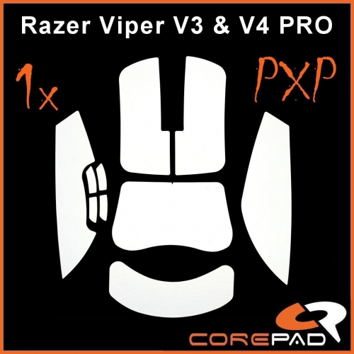 Corepad PXP Grips Razer Viper V3 V4 PRO white 01