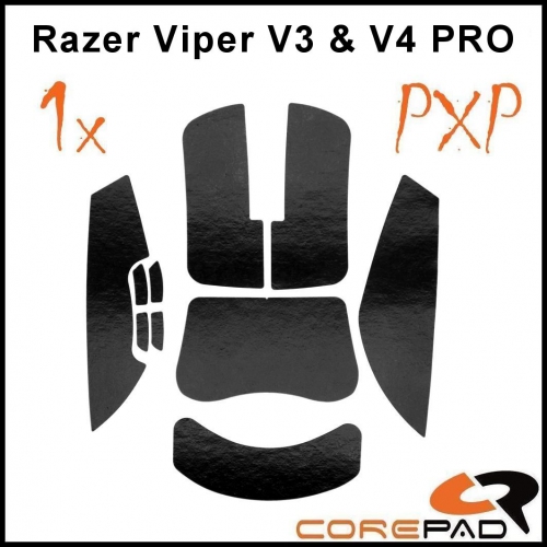 Corepad PXP Grips Razer Viper V3 V4 PRO black 01