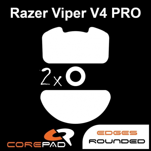 Corepad 雷蛇Razer Viper V4 Pro 專用鼠貼 PRO/AIR/CTRL 毒蝰