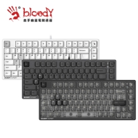 A4tech 雙飛燕 MS76 磁軸電競鍵盤 有線 75% RGB 中文