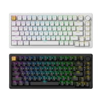 Keychron J2 75%三模機械鍵盤RGB 紅軸 香蕉軸 中文 (熱插拔) QMK