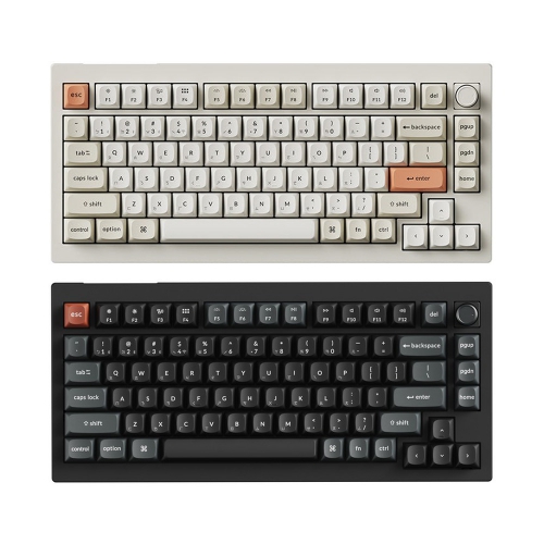 Keychron V1 Ultra 75% 8K三模機械鍵盤RGB 紅軸 香蕉軸 中文 (熱插拔)