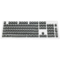 Filco Majestouch PBT二色鍵帽組 104鍵 正刻 天灰色